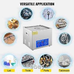 15L Stainless Ultrasonic Cleaner Cleaning Equipment Industry Heated with Timer