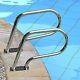 Set Of 2 Vevor Pool Handrails 30 X 22 3-bend 304 Stainless Steel With Hardware