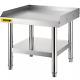 Stainless Steel Equipment Grill Stand 24 X 24 X 24 In. High Quality Table New