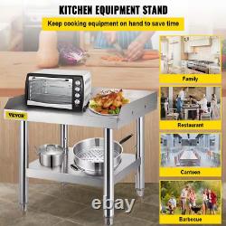 Stainless Steel Equipment Grill Stand 24 X 24 X 24 In. Stainless Table