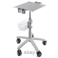 Stainless Steel Lab Medical Equipment Cart Quiet Easy Assemble Dental