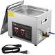 Vevor 10l Ultrasonic Cleaner With Timer Heating Machine Digital Sonic Cleaner