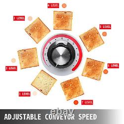 VEVOR 150PCS/H Commercial Conveyor Toaster Bread Toasting Stainless Steel 1300W