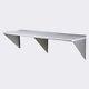 Vevor 18 X 72 Stainless Steel Shelf, Wall Mounted Floating Shelving With