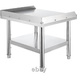 VEVOR 2428inch Stainless Steel Table Restaurant Equipment Stand Grill Table