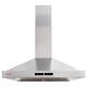 Vevor 30 Ducted Kitchen Wall Mount Range Hood Stainless Steel 3 Speed Led Vent