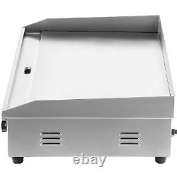 VEVOR 3000W 30 Electric Countertop Griddle Flat Grill Stainless Steel BBQ Grill