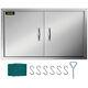 Vevor 39x26 Stainless Steel Double Access Bbq Door With Handle Outdoor Kitchen