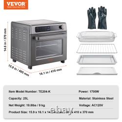 VEVOR Air Fryer Toaster Oven Stainless Steel Convection Oven Steam Oven Toaster