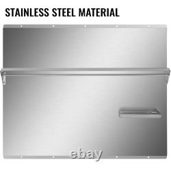 VEVOR Backsplash with Shelf Stainless Steel Kitchen Range Hood Wall Tile Shield