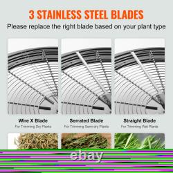 VEVOR Bud Leaf Trimmer Stainless Steel Manual / Electric Bud Trimmer Machine
