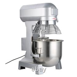 VEVOR Commercial Mixer Electric Food Mixer 3-Speed Stainless Steel 10/15/20/30L