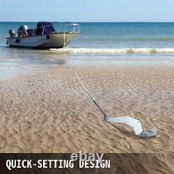 VEVOR Delta Style Boat Anchor Stainless Steel Boat Anchor 22 LB Delta Style for