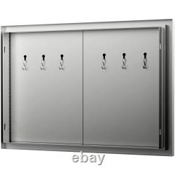 VEVOR Double Access Door, 30''Wx21''H Outdoor Kitchen Door, Double Wall Stainles