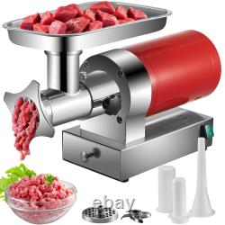 VEVOR Electric Meat Grinder Machine Electric Meat Mincer 551/661 Lbs/Hour Red