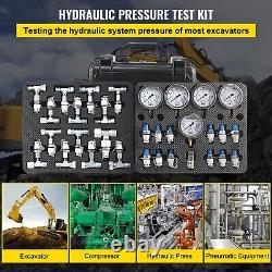 VEVOR Hydraulic Pressure Test Kit, 10/100/250/400/600bar