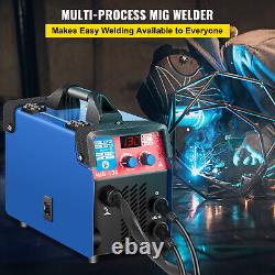 VEVOR MIG Welder Welding Machine 130A Flux Core 3 in 1 MMA/MIG/LIFT TIG Welder