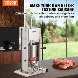 VEVOR Sausage Stuffer 3L Sausage Maker Meat Filler Machine Stainless Steel