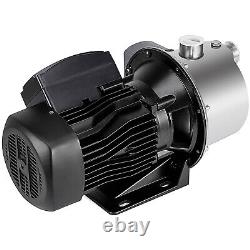 VEVOR Shallow Well Jet Pump 0.75 HP 18.5 GPM withPressure Switch Stainless Steel