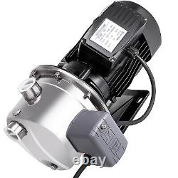VEVOR Shallow Well Jet Pump 1 HP 18.5GPM Stainless Steel 110V withPressure Switch