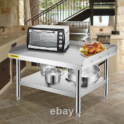 VEVOR Stainless Steel Equipment Grill Stand, 36 x 30 x 24 Inches Stainless Grill