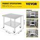 Vevor Stainless Steel Kitchen Home Worktable Work Bench Table With Casterwheels