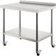Vevor Stainless Steel Prep Table, 30 X 24 X 35 Inch, 440lbs Load Capacity Heavy