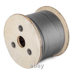 VEVOR T304 3/16 Stainless Steel Cable Wire Rope 7x19 250-500FT Railing Kit