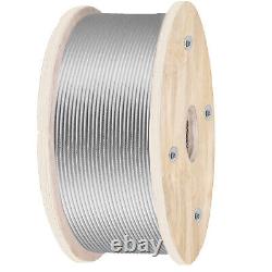 VEVOR T316 500ft Stainless Steel Wire Rope Cable, 3/16, 1x19 Cable Railing