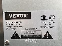 Vevor FD-21HF01-1 Countertop Convection Oven Stainless Steel New No Box