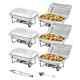 Vevor Stainless Steel Chafing Dish Buffet Set Professional Grade With Lids 8qt