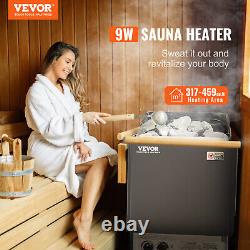 Chauffe-sauna VEVOR 9KW humide et sec avec contrôleur interne digital 220V