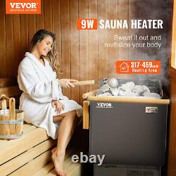 Chauffe-sauna VEVOR 9KW humide et sec avec contrôleur numérique externe 220V