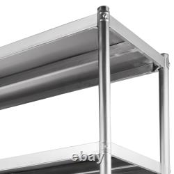 Étagères de cuisine étagère étagère en acier inoxydable et unités d'organisation 4/5 niveaux