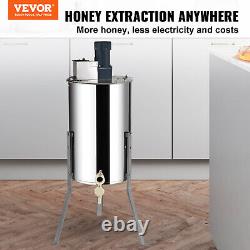Extracteur de miel électrique VEVOR Équipement d'apiculture 2/4 cadres en acier inoxydable