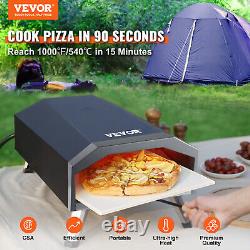 Four à pizza d'extérieur portable VEVOR 13 - Four à pizza au gaz pliable en acier inoxydable