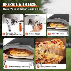Four à pizza d'extérieur portable VEVOR 13 - Four à pizza au gaz pliable en acier inoxydable