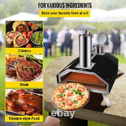 Four à pizza portable VEVOR Outdoor Pizza Oven 12 Pellet BBQ Foldable.