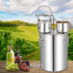 Kit de brassage d'alcool Moonshine Still Water Wine de 13,2 gallons avec 3 pots