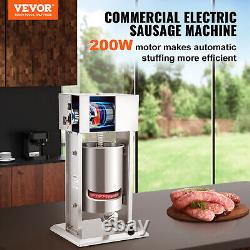 Machine à saucisses électrique commerciale VEVOR 10L Fabricant de saucisses en acier inoxydable 200W