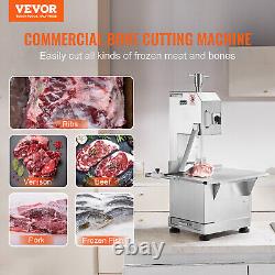 Machine à scier les os en acier inoxydable VEVOR 2200W pour la viande électrique commerciale