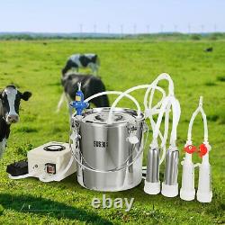 Machine à traire les chèvres VEVOR 6 L avec seau en acier inoxydable 304 pour vaches