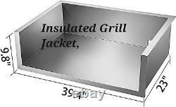 Nouvelle veste isolante pour grille à gaz Vevor pour plaque de cuisson encastrée de 30 pouces, 39,4×23.