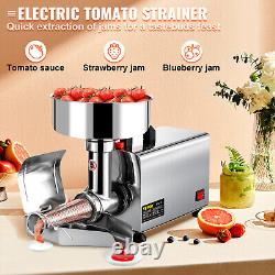 Presse à tomates électrique VEVOR Machine à moudre commerciale de tomates avec filtre SUS 370W