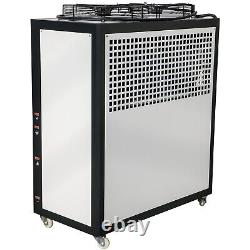 Refroidisseur industriel VEVOR 6 tonnes à air refroidi avec écran LCD intelligent, réservoir en acier inoxydable de 53L