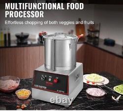 Robot culinaire commercial VEVOR 16Qt hachoir à légumes en acier inoxydable