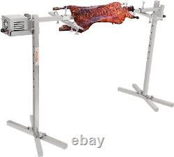 Rôtissoire portable pour cochon et agneau à la broche pour barbecue en plein air Grill2
