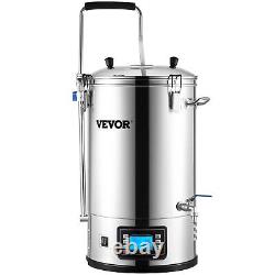 Système de brassage électrique VEVOR, marmite de brassage de 9,2 gallons / 35 litres, kit complet pour brassage de bière maison.