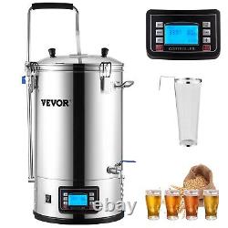 Système de brassage électrique VEVOR, marmite de brassage de 9,2 gallons / 35 litres, kit complet pour brassage de bière maison.