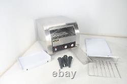 Toaster à convoyeur commercial VEVOR TT-300 2200W en acier inoxydable robuste